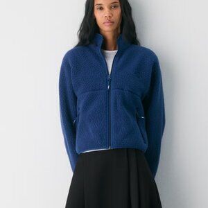 Aritzia Polartec Thermal Pro Mockneck Hi-hip Zip-up Fleece Jacket -- Size S, NWT